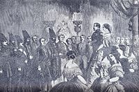 Amin-o-Dowleh, head of the Persian royal envoy to the court of Napoleon III.