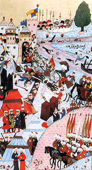 Siege of Belgrade 1456. Hünername 1584