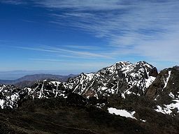 Jbel Toubkal in Toubkal National Park in the High Atlas