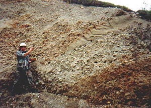 alluvial alluvium placers solos conoide depositi deposits gravels aluvial