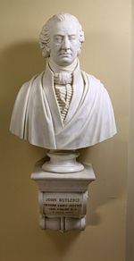 A statue of John Rutledge located in the United States Supreme Court