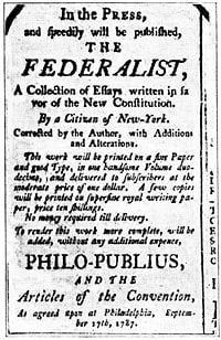 An advertisement for The Federalist